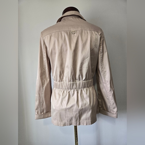 Carte Blanche Paris Muted Gold Lightweight Utility Jacket. Size Medium - Picture 7 of 16